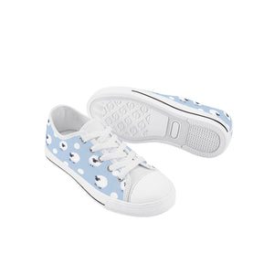 Sheep Kid's Low Top Canvas Shoes