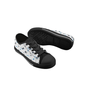 Sheep Kid's Low Top Canvas Shoes