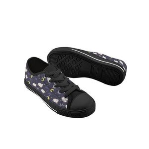 Sheep Kid's Low Top Canvas Shoes