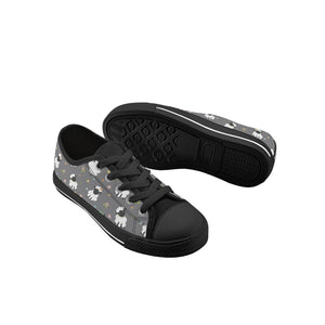 Sheep Kid's Low Top Canvas Shoes