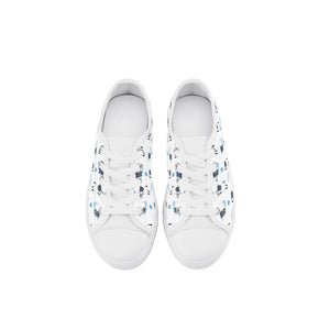 Sheep Kid's Low Top Canvas Shoes