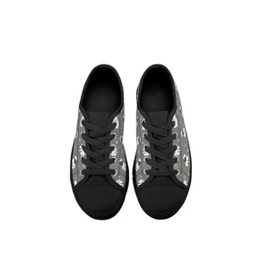 Sheep Kid's Low Top Canvas Shoes