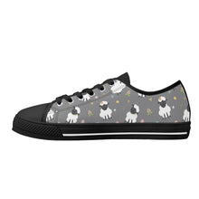 Sheep Women's Low Top Canvas Shoes