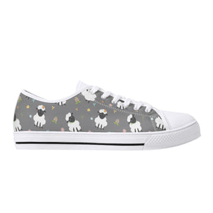 Sheep Women's Low Top Canvas Shoes