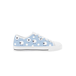 Sheep Kid's Low Top Canvas Shoes
