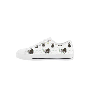 Sloth Kid's Low Top Canvas Shoes