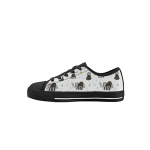 Sloth Kid's Low Top Canvas Shoes