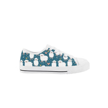 Sheep Kid's Low Top Canvas Shoes