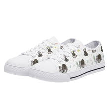 Sloth Women's Low Top Canvas Shoes