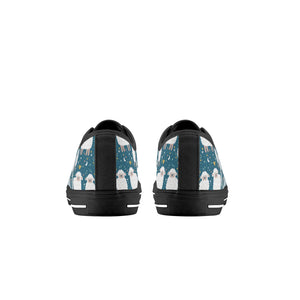 Sheep Kid's Low Top Canvas Shoes