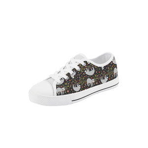 Sloth Kid's Low Top Canvas Shoes