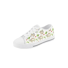 Sloth Kid's Low Top Canvas Shoes