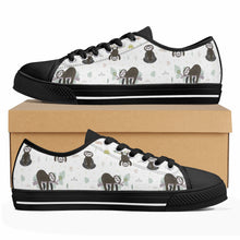 Sloth Women's Low Top Canvas Shoes