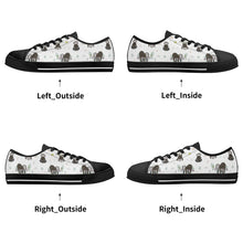 Sloth Women's Low Top Canvas Shoes