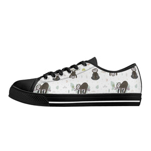 Sloth Women's Low Top Canvas Shoes