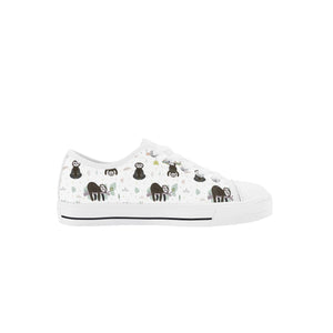 Sloth Kid's Low Top Canvas Shoes