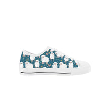 Sheep Kid's Low Top Canvas Shoes