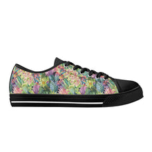 Succulent Women's Low Top Canvas Shoes