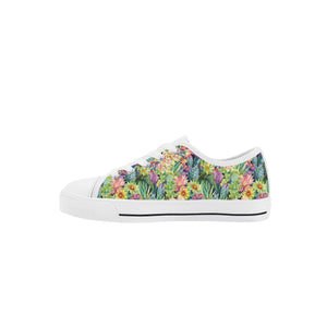 Succulent Kid's Low Top Canvas Shoes