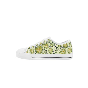 Succulent Kid's Low Top Canvas Shoes