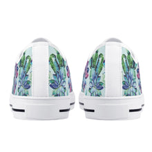 Succulent Women's Low Top Canvas Shoes