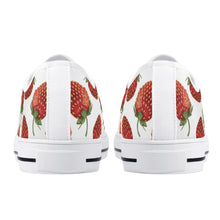 Strawberry Women's Low Top Canvas Shoes