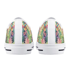 Succulent Women's Low Top Canvas Shoes