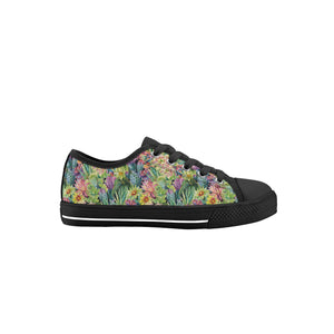 Succulent Kid's Low Top Canvas Shoes