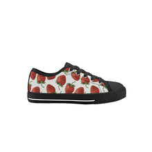 Strawberry Kid's Low Top Canvas Shoes