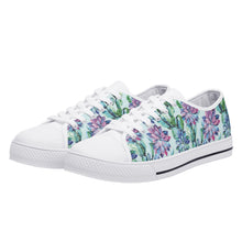 Succulent Women's Low Top Canvas Shoes