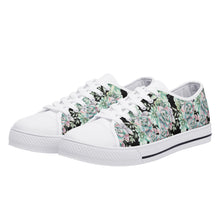 Succulent Women's Low Top Canvas Shoes