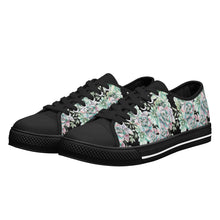 Succulent Women's Low Top Canvas Shoes