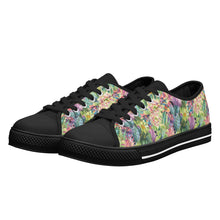 Succulent Women's Low Top Canvas Shoes