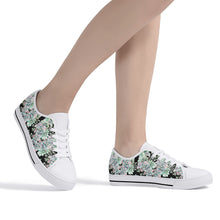 Succulent Women's Low Top Canvas Shoes