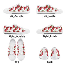 Strawberry Kid's Low Top Canvas Shoes