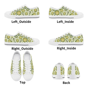 Succulent Kid's Low Top Canvas Shoes