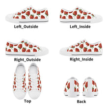 Strawberry Kid's Low Top Canvas Shoes