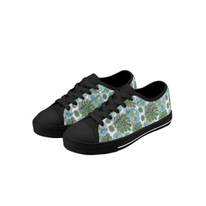 Succulent Kid's Low Top Canvas Shoes