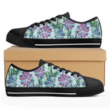 Succulent Women's Low Top Canvas Shoes