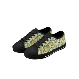 Succulent Kid's Low Top Canvas Shoes