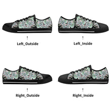 Succulent Women's Low Top Canvas Shoes