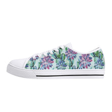 Succulent Women's Low Top Canvas Shoes