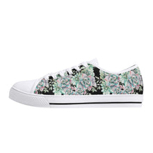 Succulent Women's Low Top Canvas Shoes