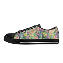 Succulent Women's Low Top Canvas Shoes