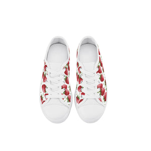 Strawberry Kid's Low Top Canvas Shoes