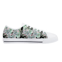 Succulent Women's Low Top Canvas Shoes