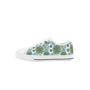 Succulent Kid's Low Top Canvas Shoes