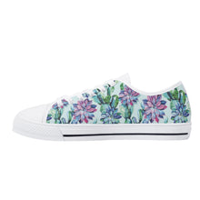 Succulent Women's Low Top Canvas Shoes