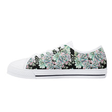 Succulent Women's Low Top Canvas Shoes