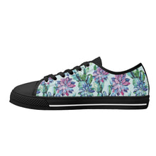 Succulent Women's Low Top Canvas Shoes